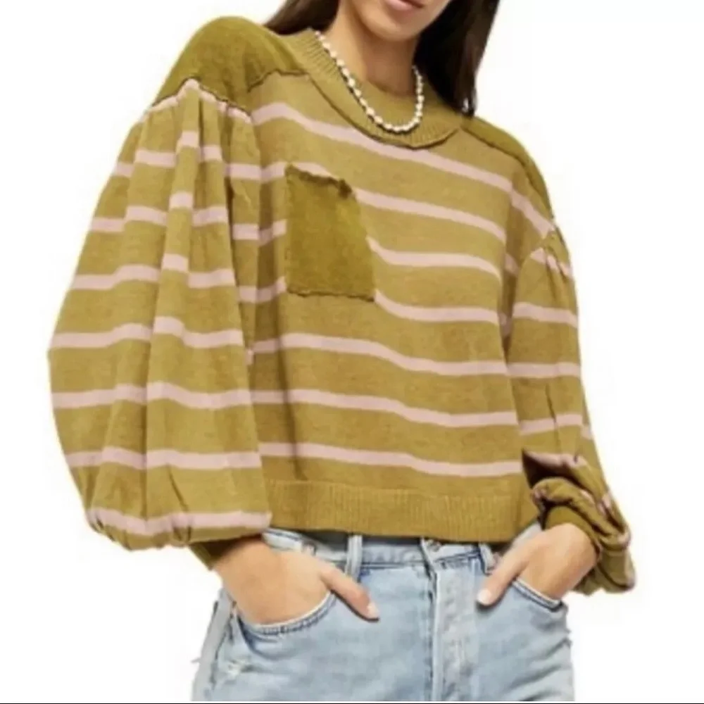 Free‎ People Between The Lines Sweater Size L